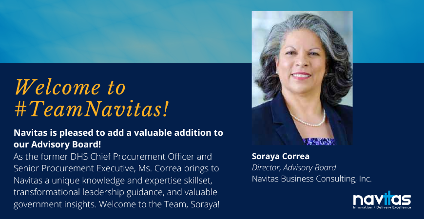 Navitas Welcomes New Advisory Board Member, Ms. Soraya Correa