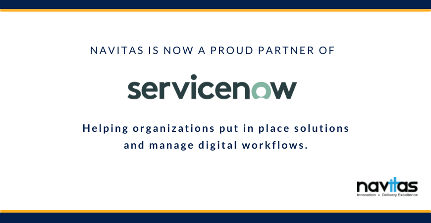 Navitas Proudly Becomes a ServiceNow Partner!